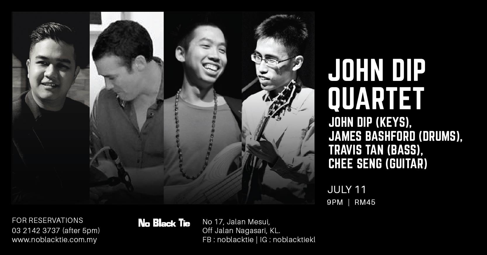 John Dip Quartet 11 Jul