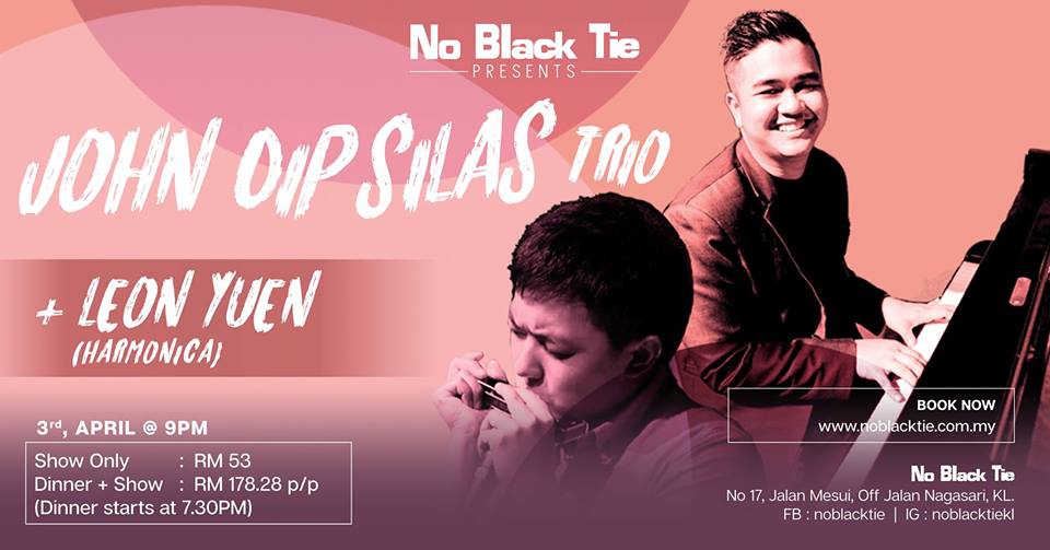 John Dip Silas Trio + Leon Yuen 3 April