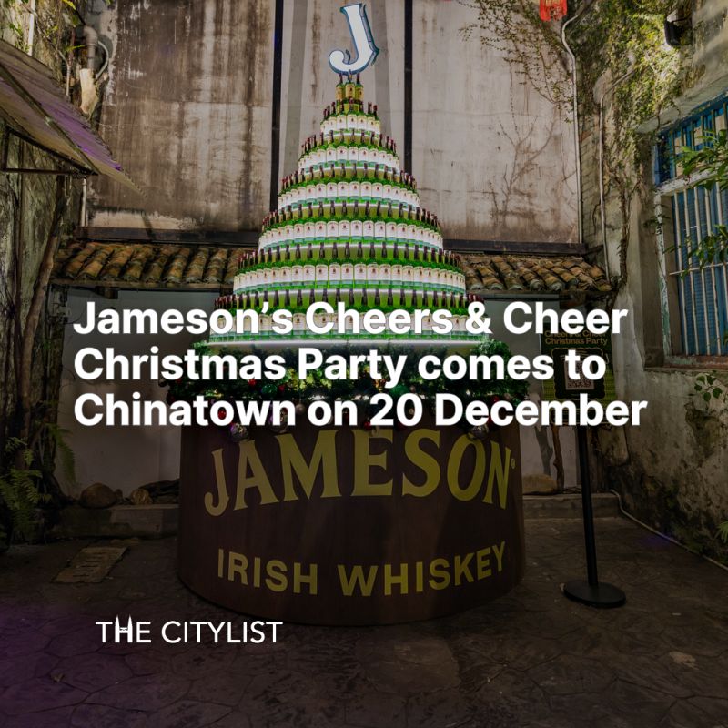 Jameson’s Cheers & Cheer Christmas Party comes to Chinatown on 20 December